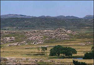 Paisaje en la laguna chica, ao 1998.